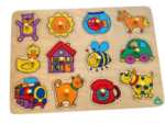 Wooden cartoon puzzle