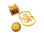 Rabbit Rattle Set