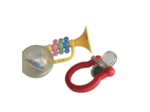 Trumpet Rattle Set