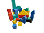 Large foam building blocks