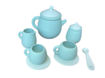 Tea set- mint green silicone
