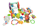 T31: Big box of baby toys.
