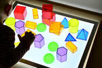 Light Table & Geometric Shapes x 12