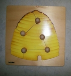 Five Little Bees Puzzle