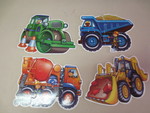 Construction Vehicle Puzzle Set