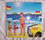 Aussie beach scene puzzle