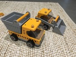 Bulldozer & Truck