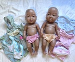Twin baby doll pack