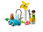 Electric car and wind turbine set