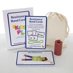 Flash cards and resistance bands