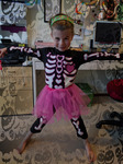 Halloween costume - Girl Skeleton