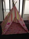 Pink Stripes Teepee