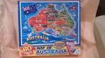 Map of Australia floor puzzle