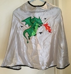 Knight cape with dragon on the back