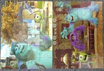 Monster's Inc. Puzzle x2