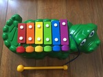 Crocodile pull-along xylophone