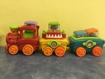 Fisher Price Red Circus Train with blocks