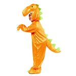 Dinosaur costume orange