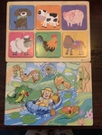 Jungle Puzzle and Farm Animal Puzzle 