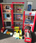 Fire Station Red with accessories 