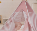Pink Stripe Tee Pee