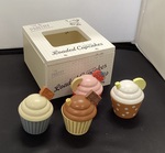Cupcake and box set of 4