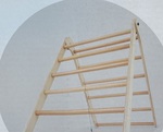 Wooden climbing frame 