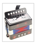 Black small accordion