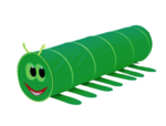 Worm Play Tunnel