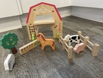 Wooden Farm Playset