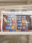 Numbers giant puzzle