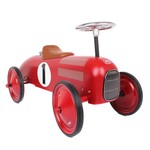 Vintage Red Ride on Car (metal)