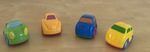 Four small cars
