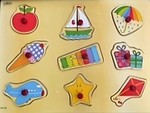 wooden peg shape puzzle