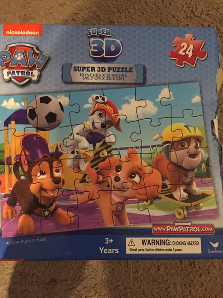3d puzzle paw patrol