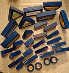 sensory wooden mirror set