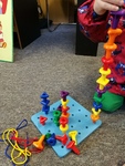 Geo pegs and peg board
