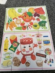  2 x healthy eating puzzles