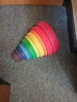 Large Wooden Rainbow