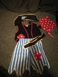 pirate dress up set. 6 pieces