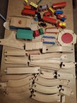 BRIO WOODEN TRAIN SET