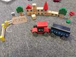 WOODEN TOWN AND VEHICLES