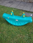 GREEN LITTLE TIKES SEESAW