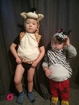 Zebra and Giraffe  costume