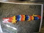 Alphabet Wooden Crocodile and Number Shape Jigsaw