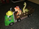 dinosaur transport truck