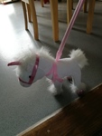 unicorn walk along toy