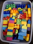 Mega blocks train set