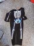 Blue Skeleton outfit - 1 piece