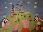 24 piece floor jigsaw Peppa Pig (double sided)